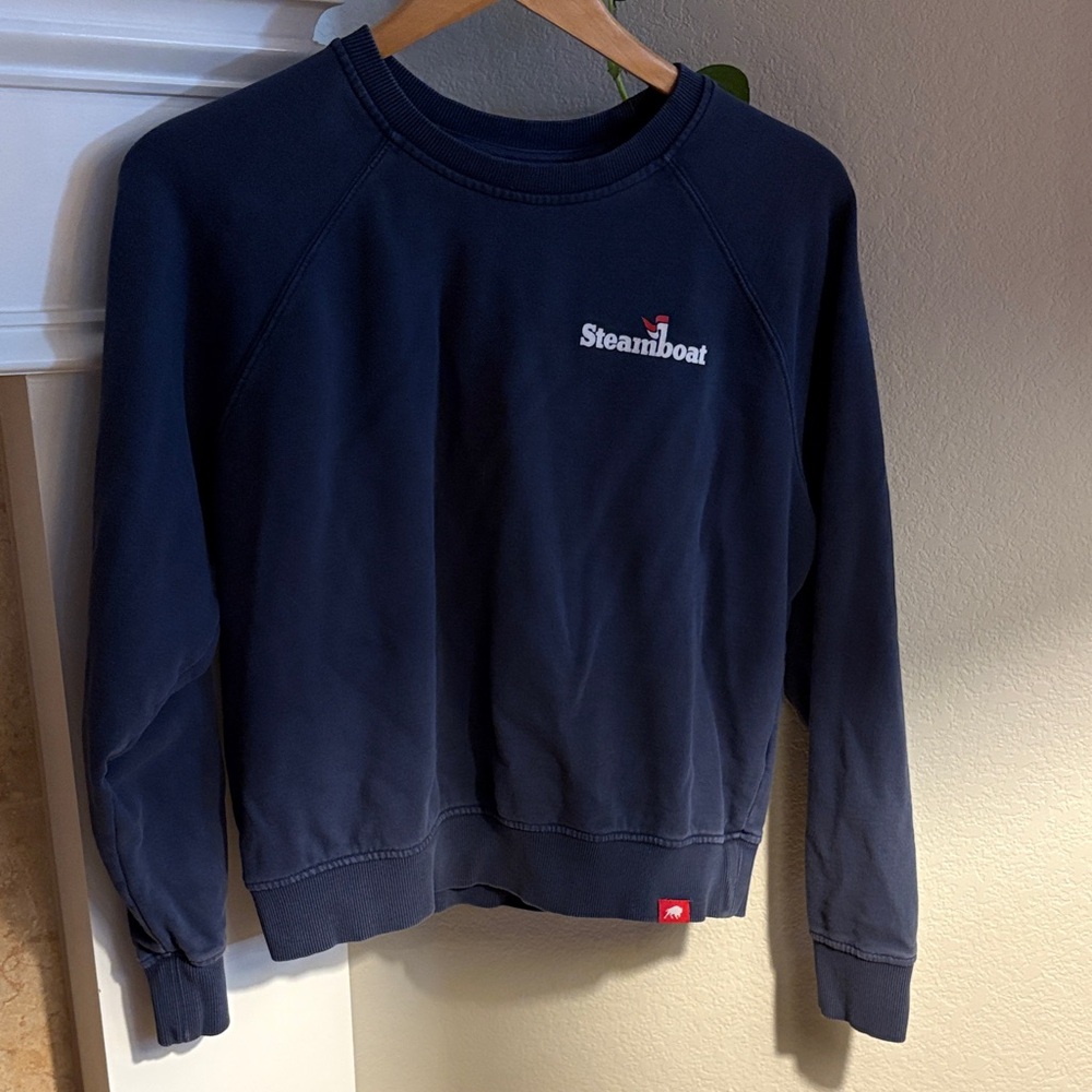 Steamboat Navy Blue Women's Sweatshirt